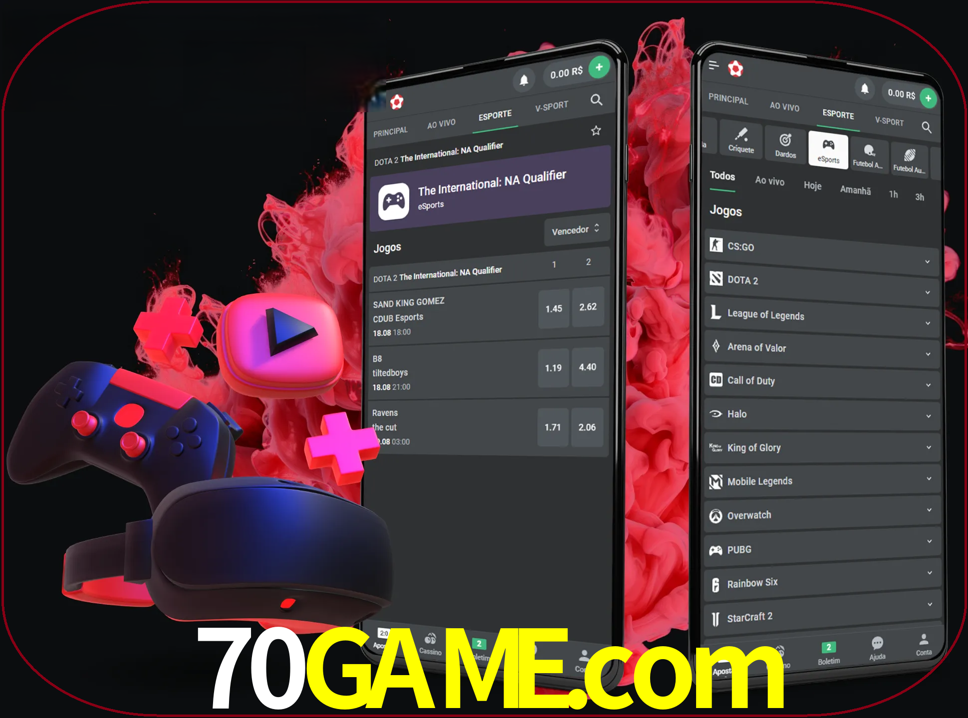 Para ter a aplicação móvel 70game no seu smartphone, basta descarregar o ficheiro apk e seguir as instruções.