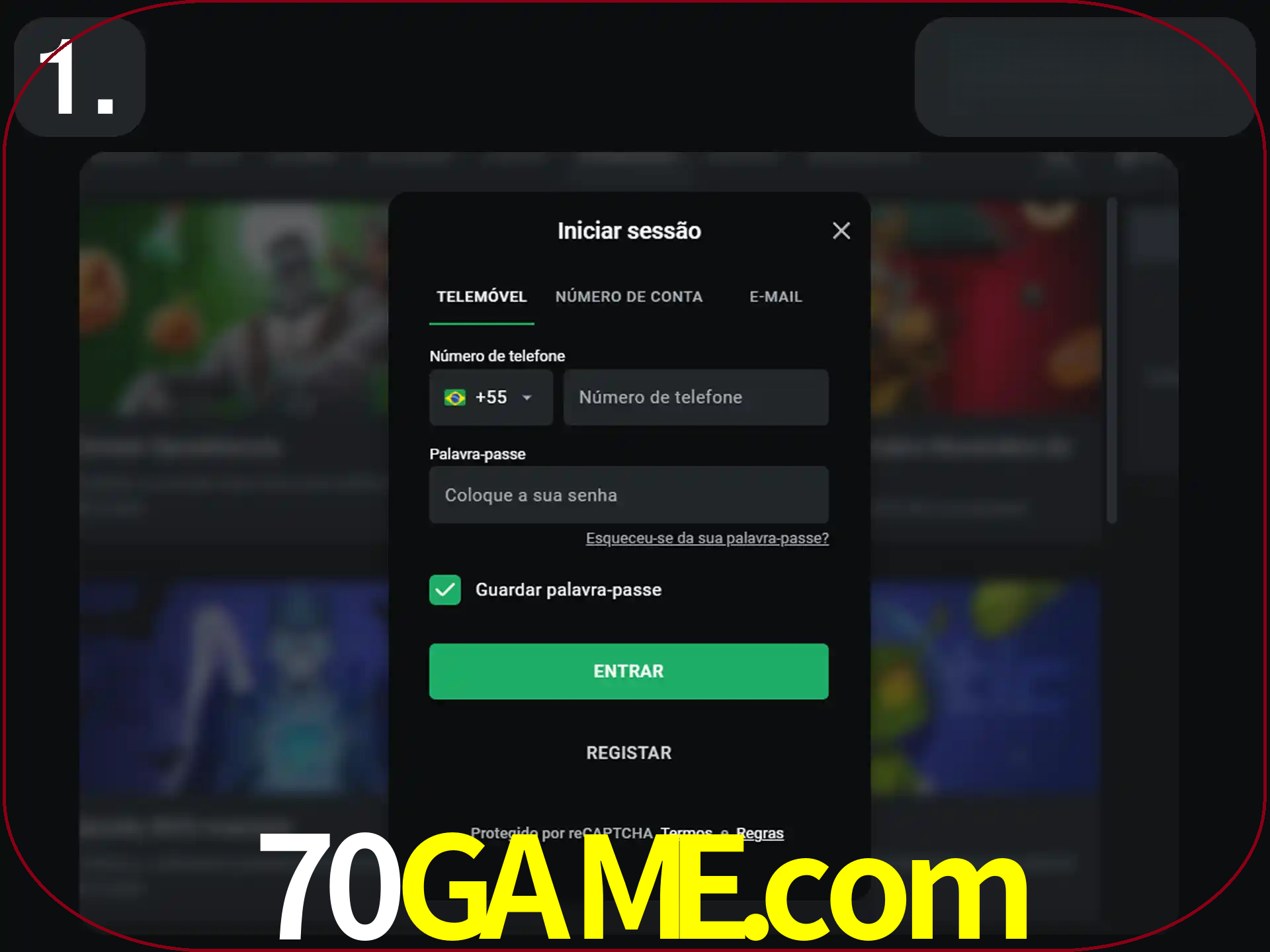 Acesse o site.
