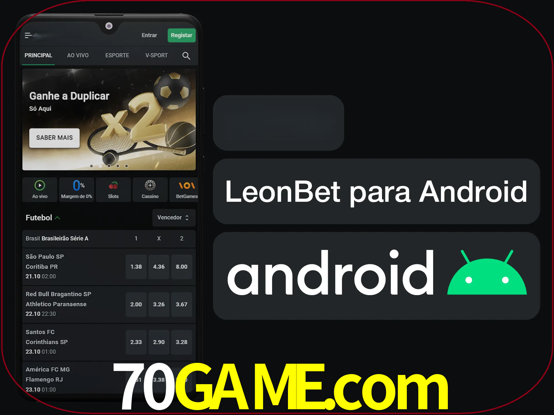 Adquira sua versão poket de LeonBet.